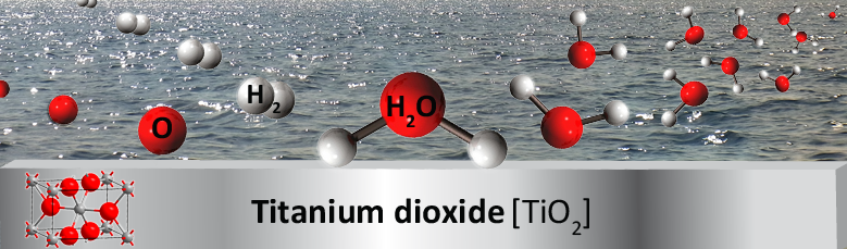 Fundamentals of Photocatalytic Splitting of Water at TiO2 surfaces