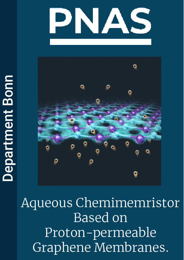 An artificial neuron based on graphene and water