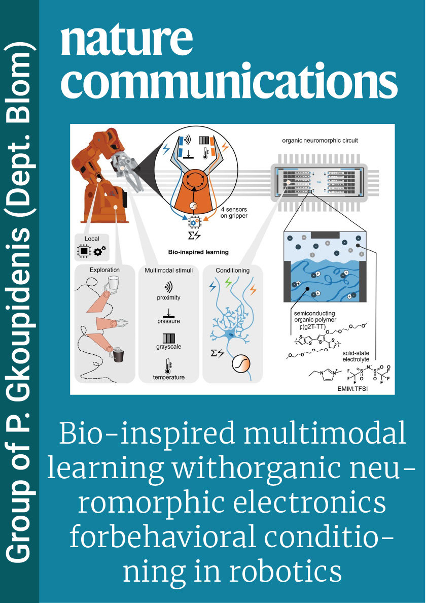 Bio-inspired multimodal learning withorganic neuromorphic electronics forbehavioral conditioning in robotics